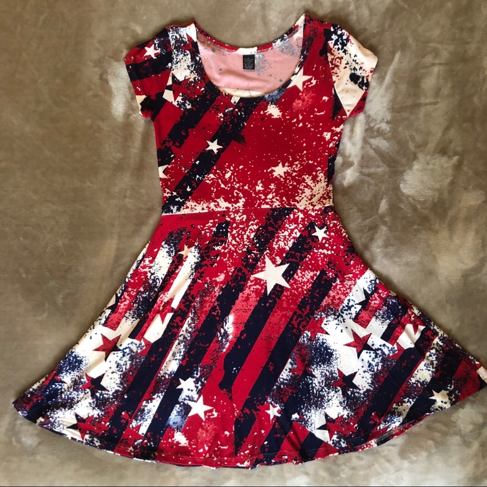 4th of July Red, White & Blue Sundress, Size L